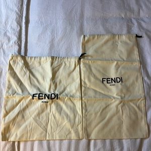 Designer Fendi Dust Bags 2 different sizes